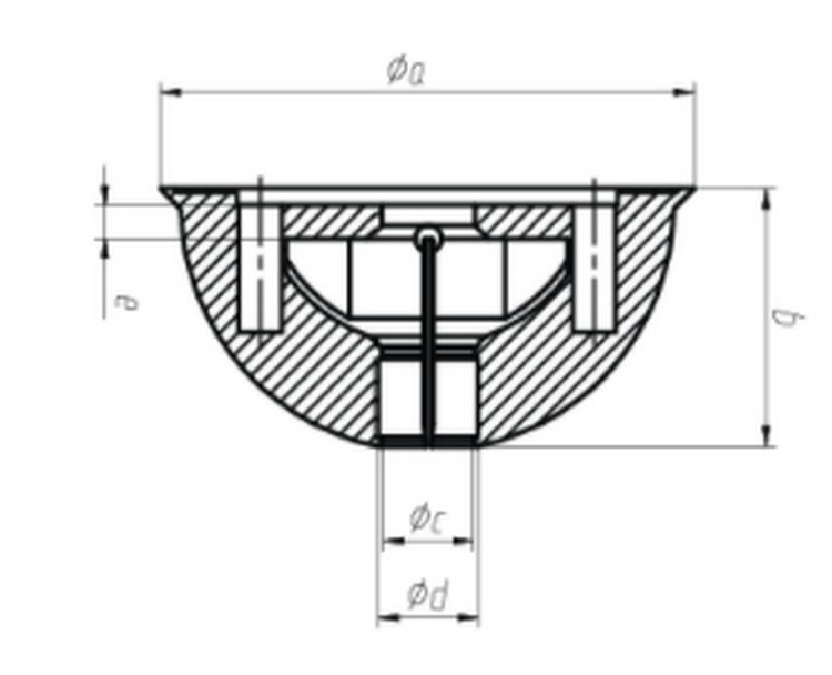 rubber recess formor for lifting anchor 4